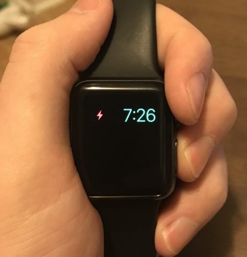 Apple Watch reserva de energía batería baja