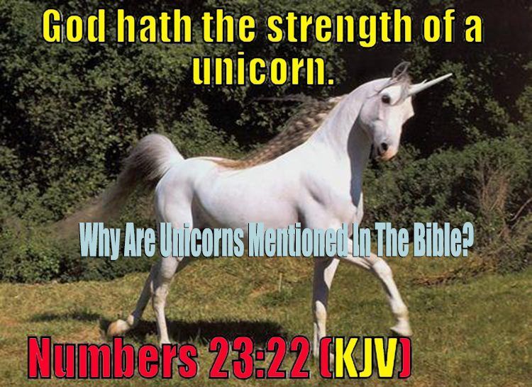 ¿Por qué se mencionan los unicornios en la Biblia?