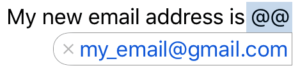Escriviu un correu electrònic més ràpid amb substitució de text