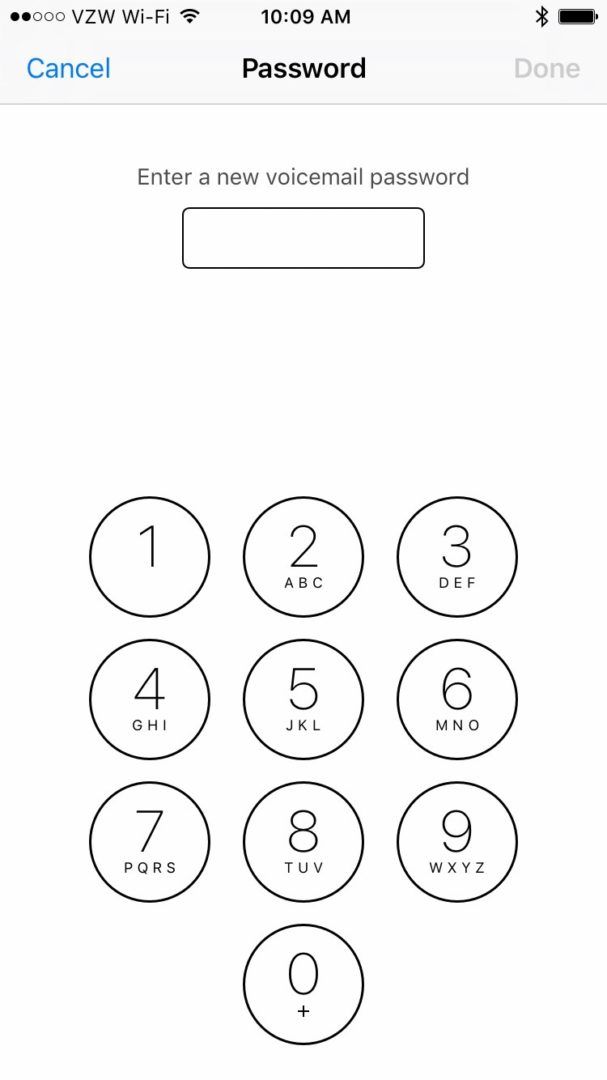 Geli Password Voicemail Cusub iPhone