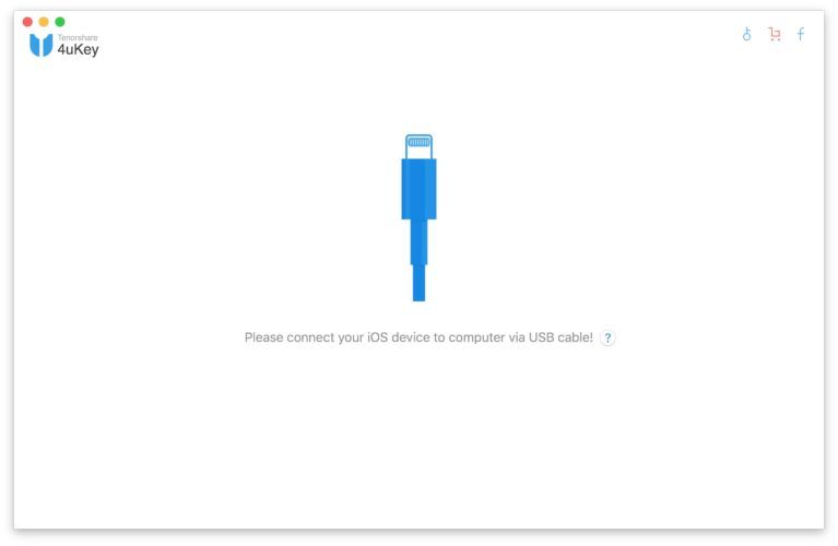 Vui lòng kết nối thiết bị iOS của bạn với máy tính