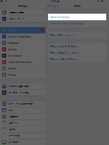 comprobar a actualización do iPad no buscador
